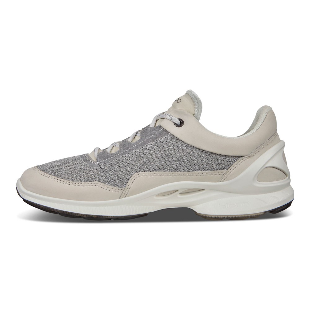 Tenis Outdoor Mujer - ECCO Biom Fjuel - Blancos/Grises - ZCQ610398